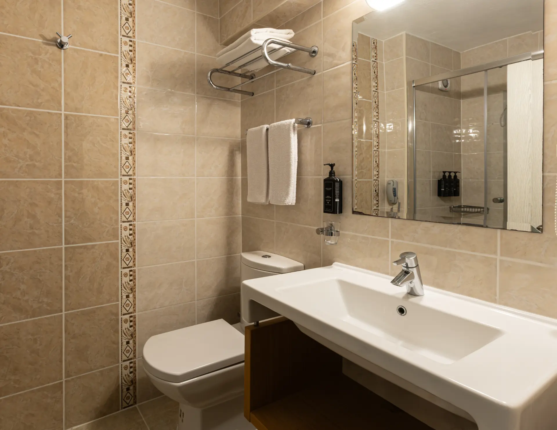 Standard room bathroom